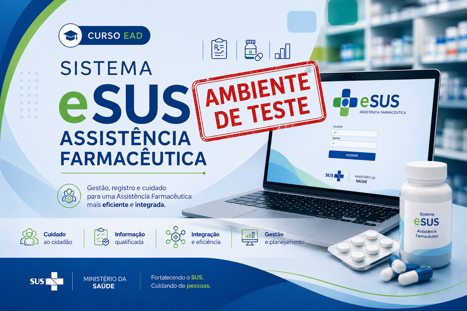 (Testes) Curso para utilização do Sistema eSUSAF