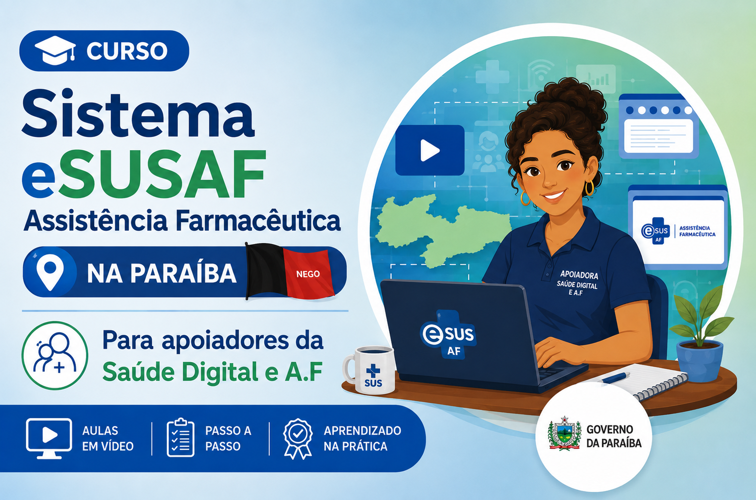 Curso para utilização do Sistema eSUSAF na PARAÍBA