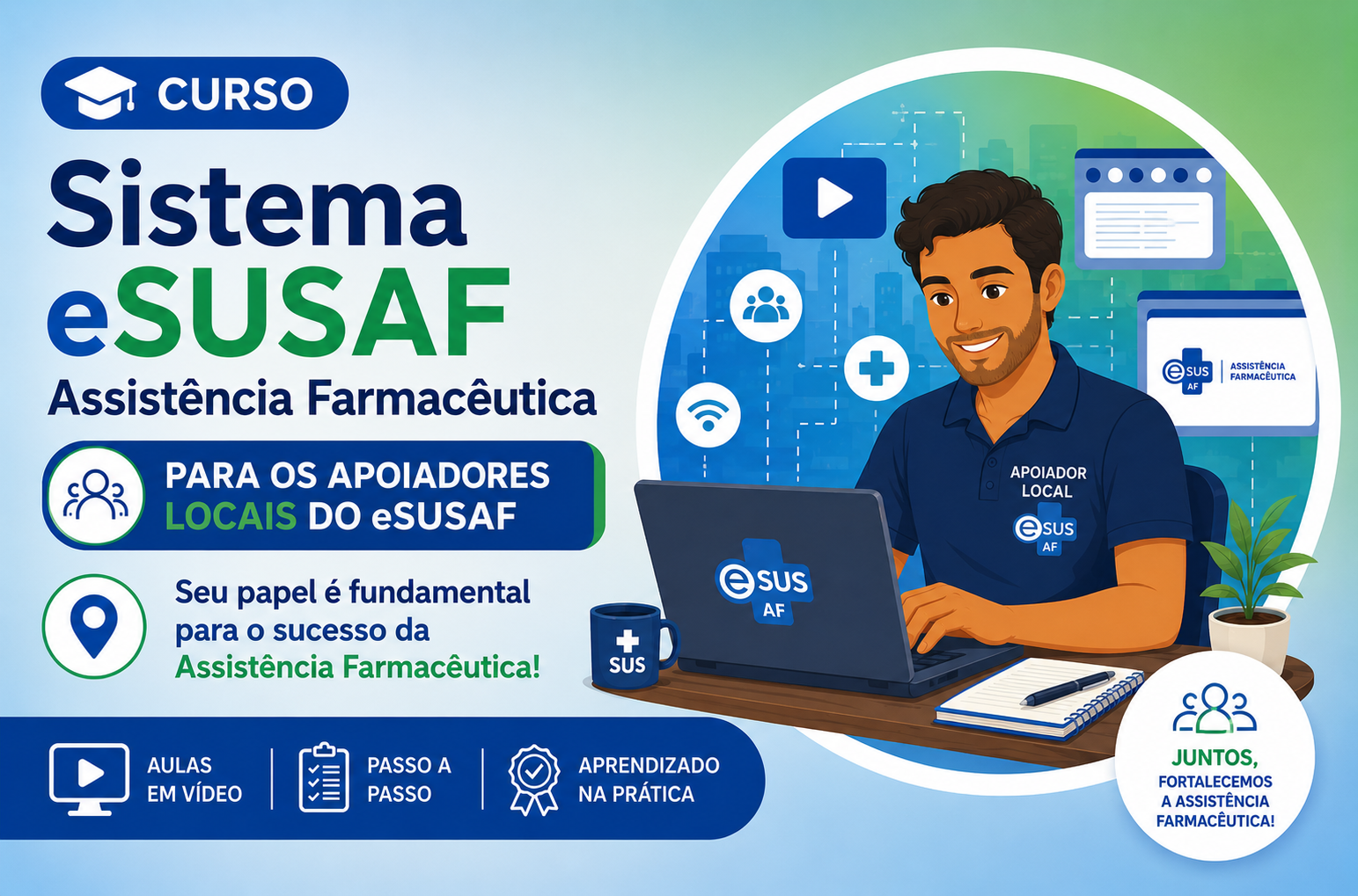 Curso para os apoiadores locais do Sistema eSUSAF