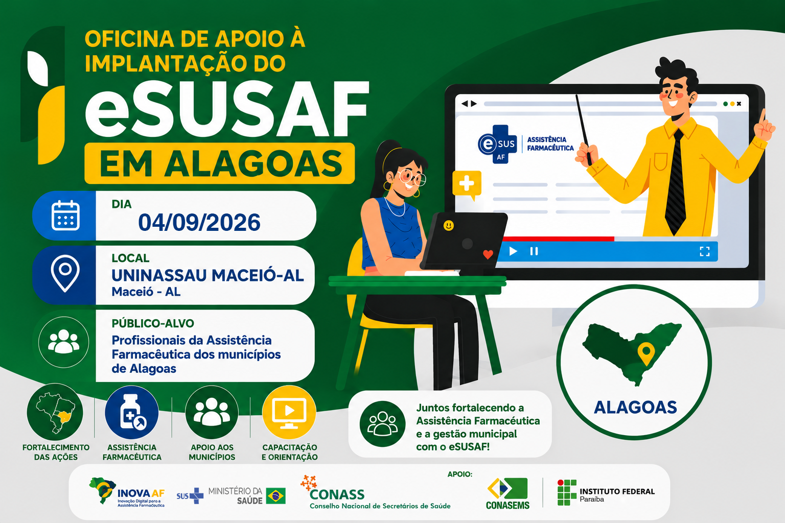 (04-09) Oficina de Apoio a Implantação do e SUSAF em Alagoas