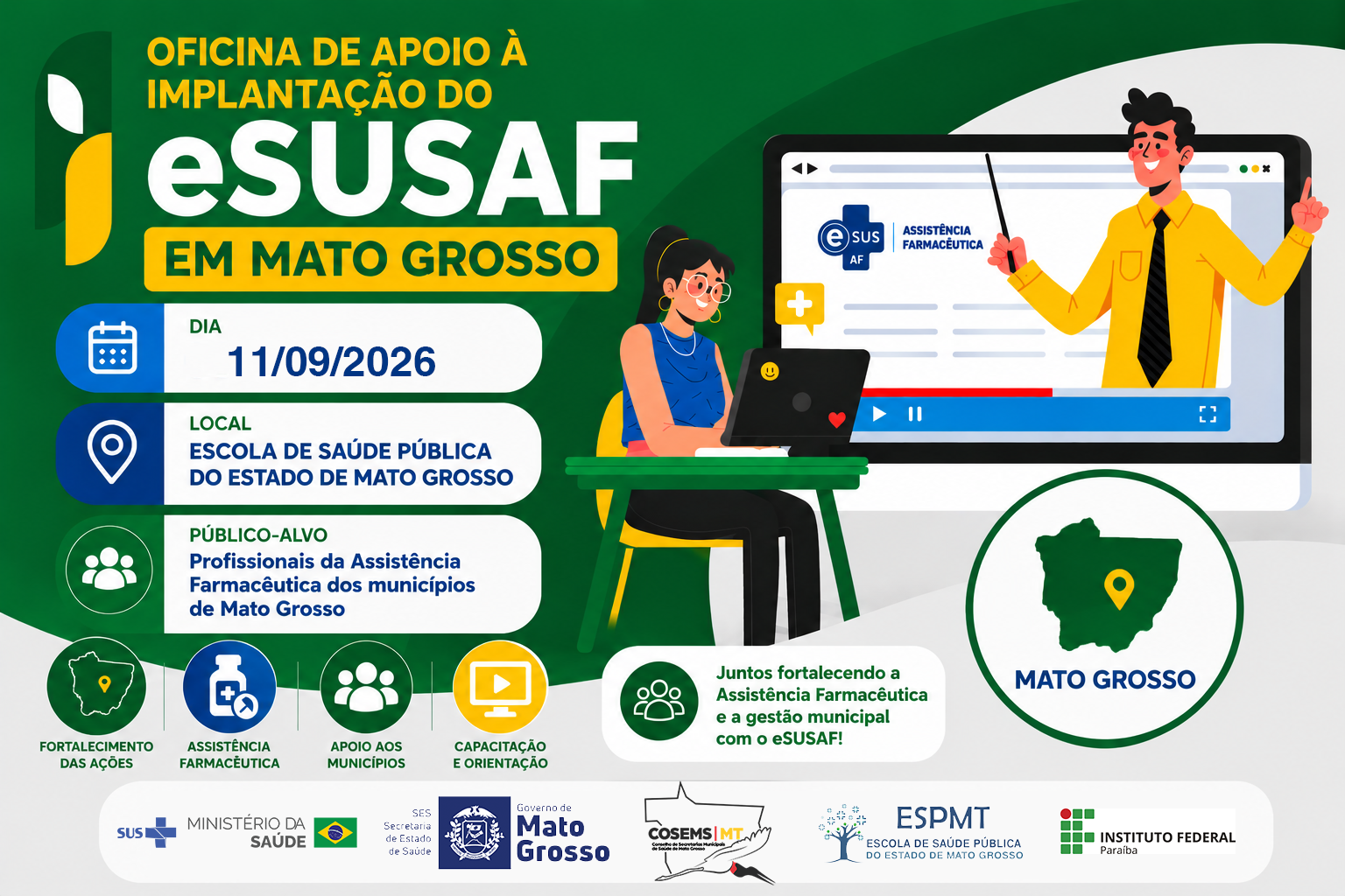 (11-09) Oficina de Apoio a Implantação do e SUSAF em Mato Grosso